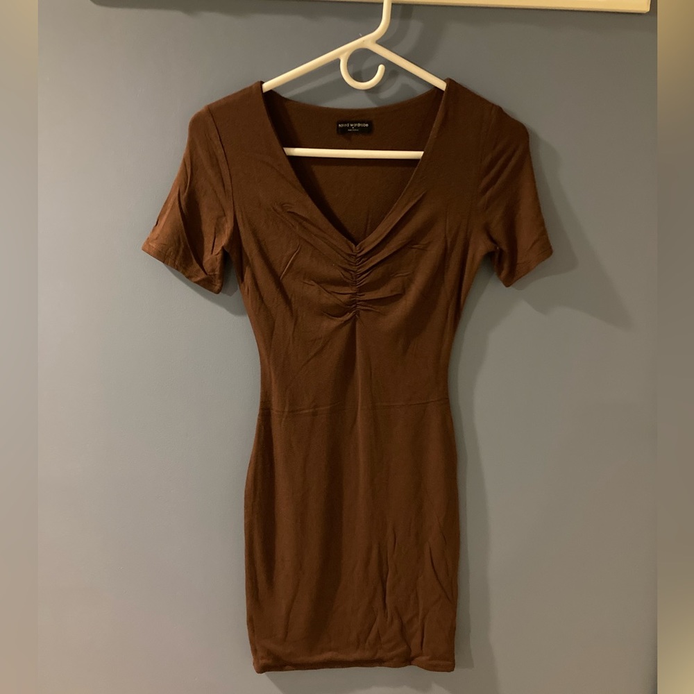 Naked Wardrobe NWOT Brown Dress
